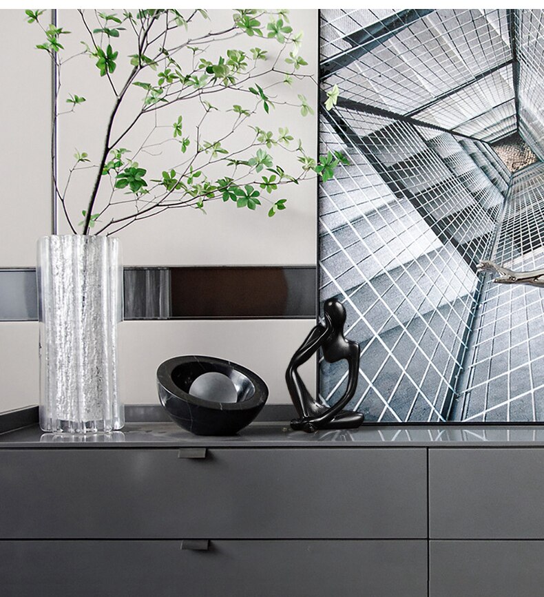 De Denker Abstracte Beelden Sculpturen Yoga Beeldje Nordic Woonkamer Home Decor Decoratie Maison Accessoires Bureau Ornamenten