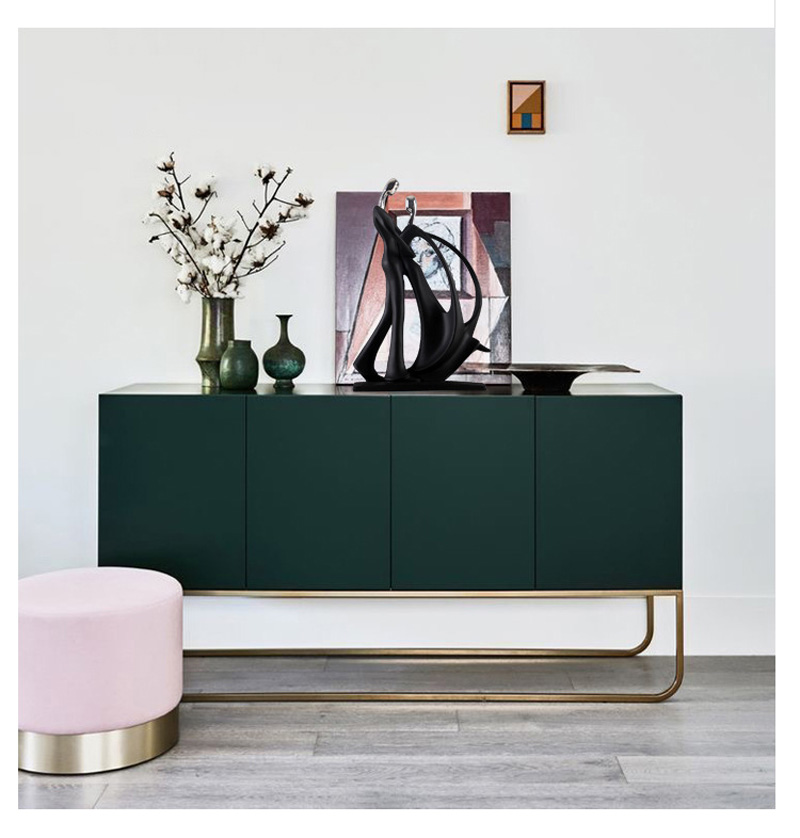 Nordic Art Dancing Paar Hars Figuur Ornamenten Beeldjes Woondecoratie Accessoires Voor Woonkamer Ornamenten Voor Home Decor