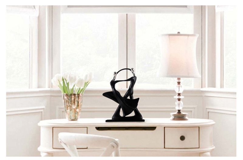 Nordic Art Dancing Paar Hars Figuur Ornamenten Beeldjes Woondecoratie Accessoires Voor Woonkamer Ornamenten Voor Home Decor