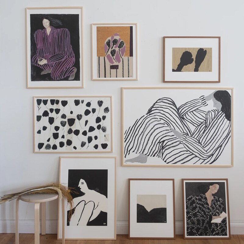 Fijne Kleine Dag Abstract Art Geometry Figuur Canvas Schilderij Nordic Posters Prints Muur Foto 'S Voor Woonkamer Home Decor