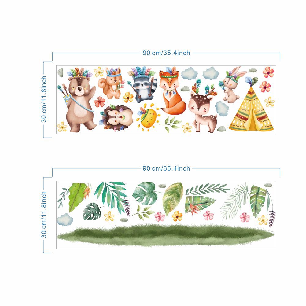 Grote Jungle Dieren Muurstickers Voor Kinderen Kamers Jongens Kamer Slaapkamer Decoratie Bos Wallpaper Posters Vinyl Nordic Home Decor Grote Jungle Dieren Muurstickers Voor Kinderen Kamers Jongens Kamer Slaapkamer Decoratie Bos Wallpaper Posters Vinyl Nordic Home Decor