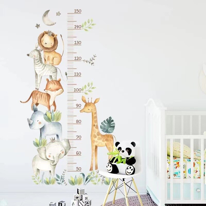 Grote Jungle Dieren Muurstickers Voor Kinderen Kamers Jongens Kamer Slaapkamer Decoratie Bos Wallpaper Posters Vinyl Nordic Home Decor Grote Jungle Dieren Muurstickers Voor Kinderen Kamers Jongens Kamer Slaapkamer Decoratie Bos Wallpaper Posters Vinyl Nordic Home Decor
