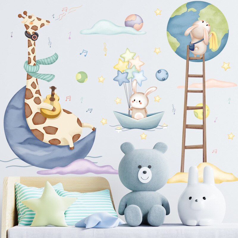 Grote Jungle Dieren Muurstickers Voor Kinderen Kamers Jongens Kamer Slaapkamer Decoratie Bos Wallpaper Posters Vinyl Nordic Home Decor Grote Jungle Dieren Muurstickers Voor Kinderen Kamers Jongens Kamer Slaapkamer Decoratie Bos Wallpaper Posters Vinyl Nordic Home Decor