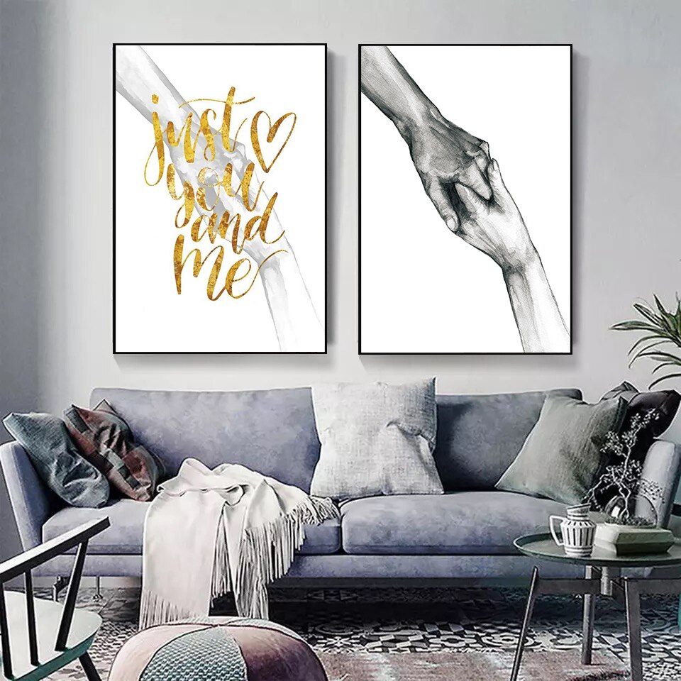 Zwart En Wit Liefde Holding Handen Canvas Schilderij Wall Art Pictures Nordic Posters En Prints Woonkamer Gang Home Decor Zwart En Wit Liefde Holding Handen Canvas Schilderij Wall Art Pictures Nordic Posters En Prints Woonkamer Gang Home Decor