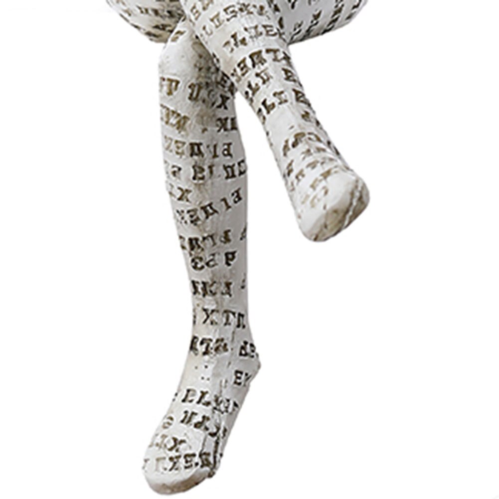 Nordic Moderne Leeslamp Vrouw Standbeeld Hars Abstracte Denker Desktop Sculpturen Thuis Slaapkamer Beeldje Ornamenten Decoratie