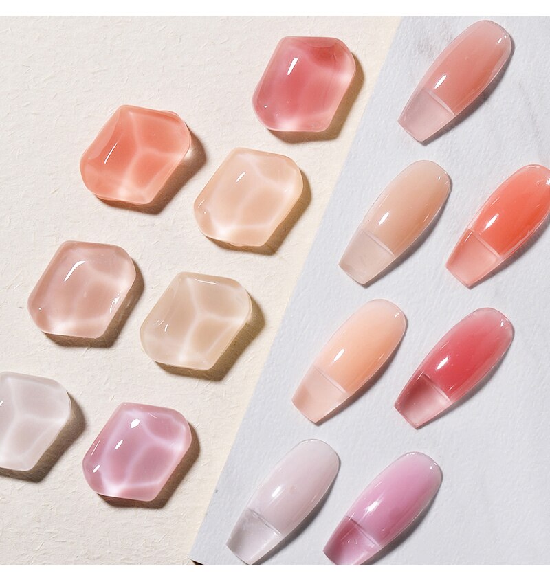 Lilycute Uitbreiding Nail Gel Clear Wit Roze Uv Led Extension Gel Nail Tips Enhancement Anti Oplossing Quick Extension Gel