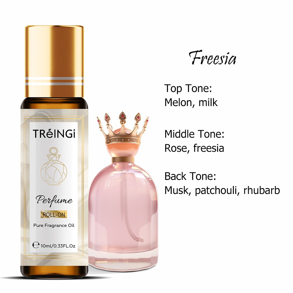 10Ml Freesia Geur Olie Met Roller Parfum Essentiële Olie Voor Vrouwelijke Jadore Magnolia Orchidee Opium Koffie Mon Parijs Wit muskus 10Ml Freesia Geur Olie Met Roller Parfum Essentiële Olie Voor Vrouwelijke Jadore Magnolia Orchidee Opium Koffie Mon Parijs Wit muskus