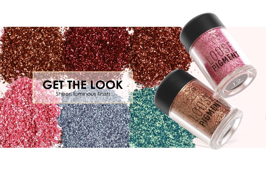 Focallure 18 Kleuren Glitter Oogschaduw Cosmetische Make-Up Diamant Lippen Losse Poeder Oogschaduw Make-Up Ogen Pigment Poeder Comestic Focallure 18 Kleuren Glitter Oogschaduw Cosmetische Make-Up Diamant Lippen Losse Poeder Oogschaduw Make-Up Ogen Pigment Poeder Comestic