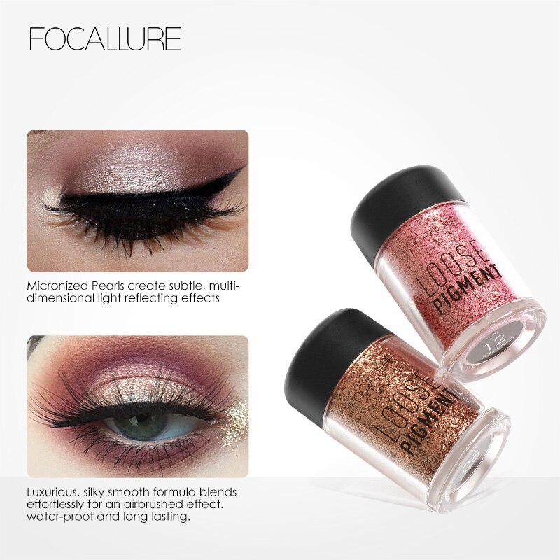 Focallure 18 Kleuren Glitter Oogschaduw Cosmetische Make-Up Diamant Lippen Losse Poeder Oogschaduw Make-Up Ogen Pigment Poeder Comestic Focallure 18 Kleuren Glitter Oogschaduw Cosmetische Make-Up Diamant Lippen Losse Poeder Oogschaduw Make-Up Ogen Pigment Poeder Comestic