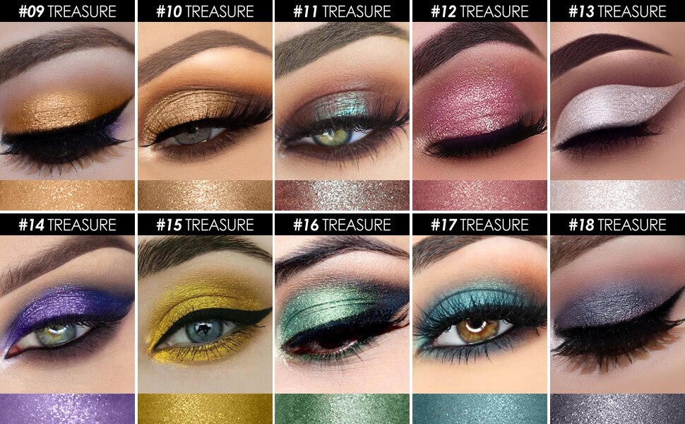 Focallure 18 Kleuren Glitter Oogschaduw Cosmetische Make-Up Diamant Lippen Losse Poeder Oogschaduw Make-Up Ogen Pigment Poeder Comestic Focallure 18 Kleuren Glitter Oogschaduw Cosmetische Make-Up Diamant Lippen Losse Poeder Oogschaduw Make-Up Ogen Pigment Poeder Comestic