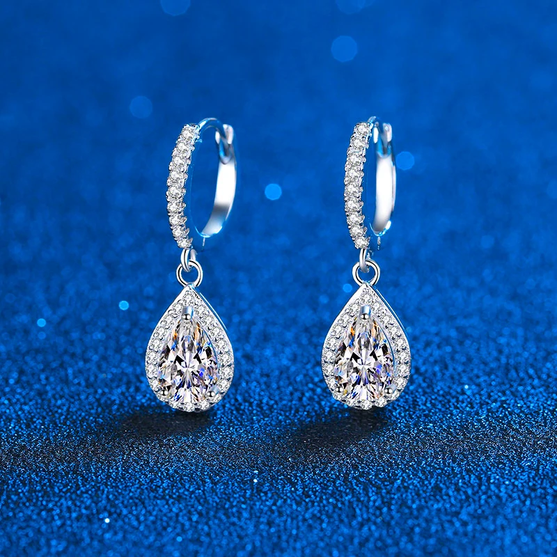 2ct Moissanite Hart Dangle Halo Drop Oorbellen D Kleur Lab Gemaakt Diamond Sterling Silver Luxe Huggie Hoop Oorbellen Voor Vrouwen 2ct Moissanite Hart Dangle Halo Drop Oorbellen D Kleur Lab Gemaakt Diamond Sterling Silver Luxe Huggie Hoop Oorbellen Voor Vrouwen