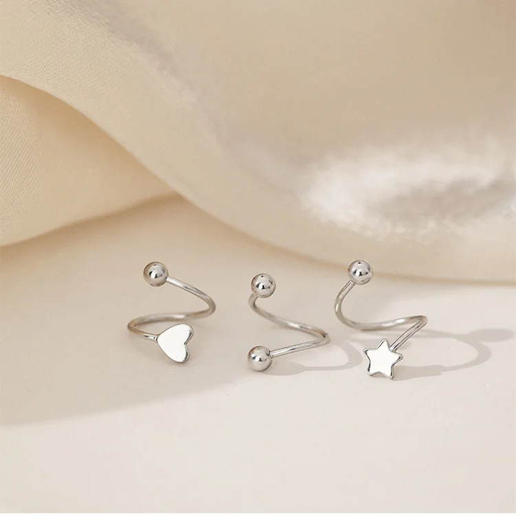 Ventfille 925 Zilveren Ster Flash Kristal Zomer Kleine Verse Vrouwelijke 2022 Nieuwe Trendy Persoonlijkheid Oorbellen