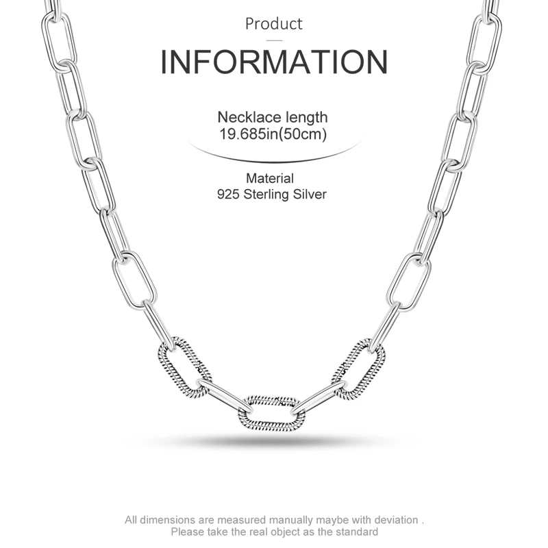 Originele Vrouw Hanger Ketting 925 Zilveren Slangenketting Prachtige Charme Fit Ketting Diy Sieraden Voor Dames Cadeau