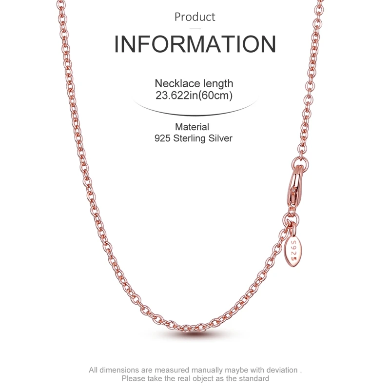 Originele Vrouw Hanger Ketting 925 Zilveren Slangenketting Prachtige Charme Fit Ketting Diy Sieraden Voor Dames Cadeau