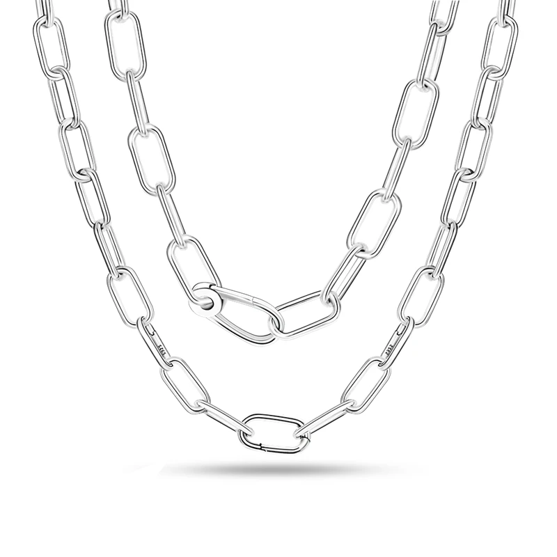 Originele Vrouw Hanger Ketting 925 Zilveren Slangenketting Prachtige Charme Fit Ketting Diy Sieraden Voor Dames Cadeau