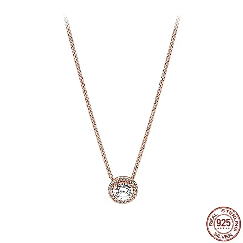 925 Sterling Zilveren Klassieke Glanzende Pompoenkar Ronde Hartvormige Hanger Ketting Fit Originele Pandora Hanger Diy Vakantie Cadeau