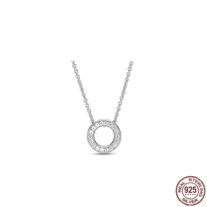 Hot Selling 925 Sterling Zilveren Klassieke Multi Ronde Hartvormige Ster Hanger Ketting Fit Originele Pandora Kralen Diy Geschenken