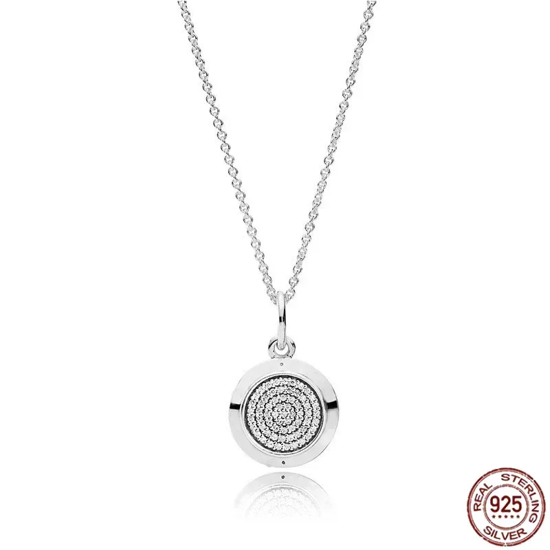 Hot Selling 925 Sterling Zilveren Klassieke Multi Ronde Hartvormige Ster Hanger Ketting Fit Originele Pandora Kralen Diy Geschenken