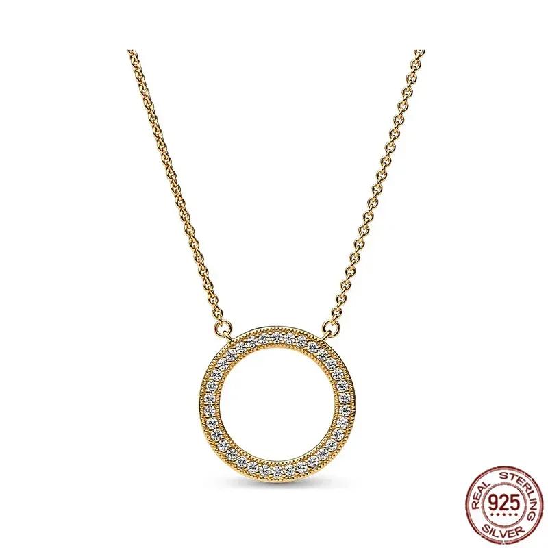 Hot Selling 925 Sterling Zilveren Klassieke Multi Ronde Hartvormige Ster Hanger Ketting Fit Originele Pandora Kralen Diy Geschenken