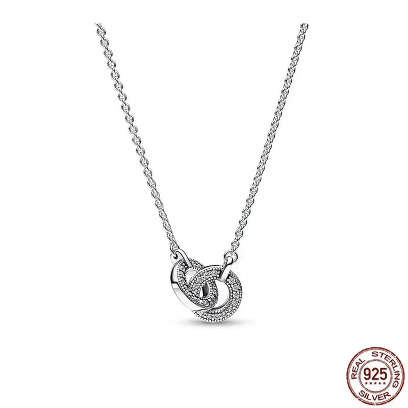 Hot Selling 925 Sterling Zilveren Klassieke Multi Ronde Hartvormige Ster Hanger Ketting Fit Originele Pandora Kralen Diy Geschenken