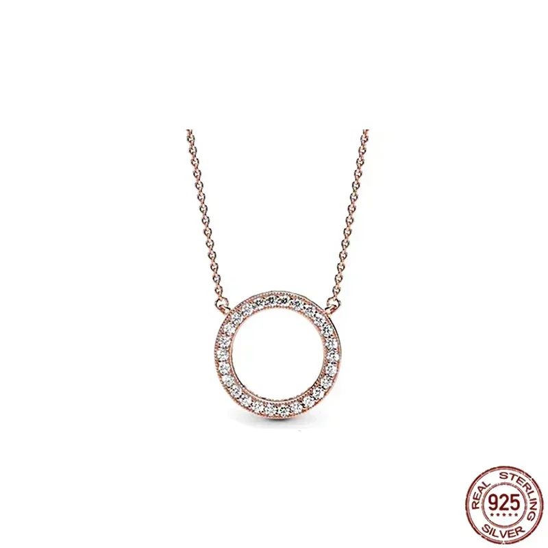 Hot Selling 925 Sterling Zilveren Klassieke Multi Ronde Hartvormige Ster Hanger Ketting Fit Originele Pandora Kralen Diy Geschenken