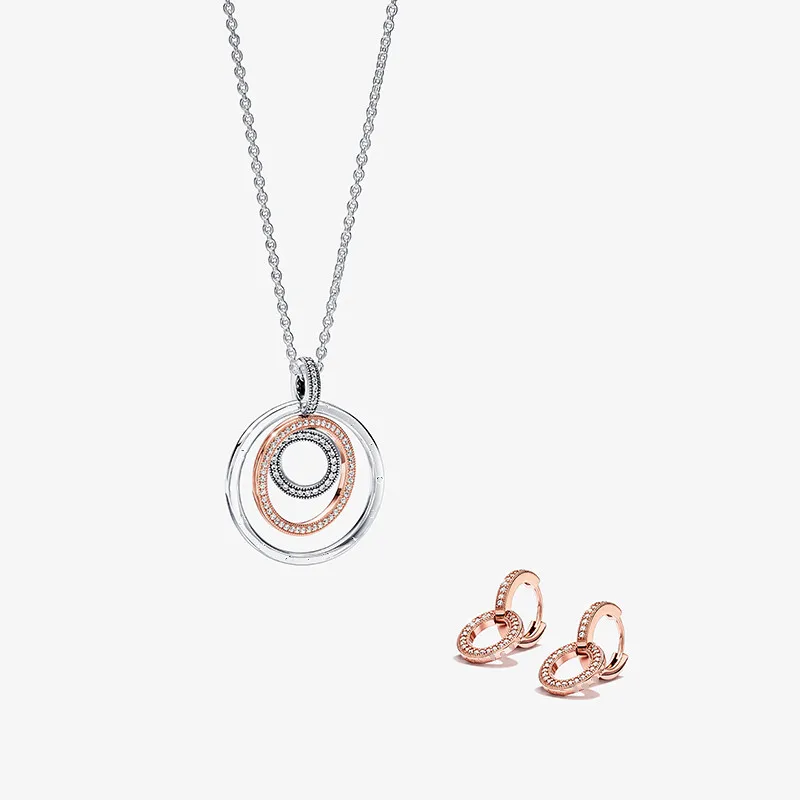 Fashion 925 Sterling Zilveren Vrouwen Fijne Ketting Ketting Premium Sieraden Fit Voor Originele Pandora Fashion Hanger Diy Gift