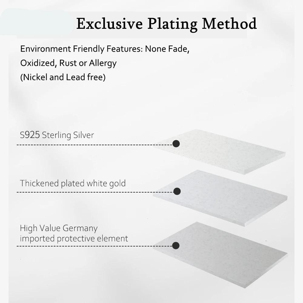 Pubang Fijne Sieraden 925 Sterling Zilver Blauw/Groene Edelsteen Oorbellen Gemaakt Moissanite Voor Vrouwen Jubileum Geschenk Drop Shipping