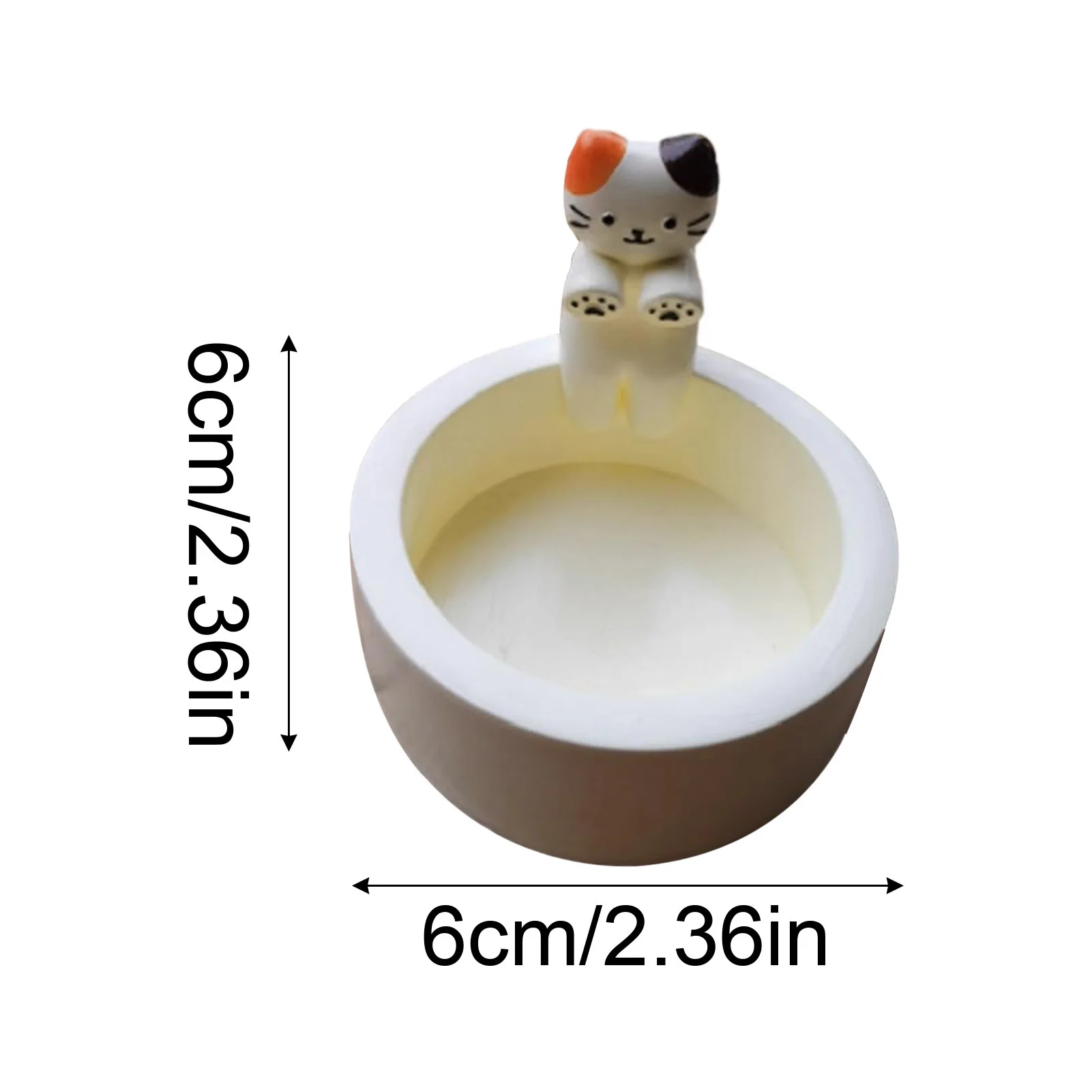 Cartoon Cat Candle Holder  Cat Tea Light Candle Holder Office Home Desktop Decorative Ornaments Cute Candlestick